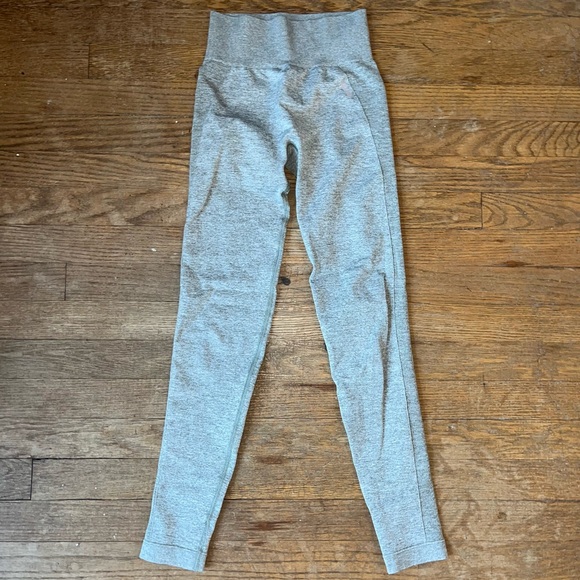 Gymshark Pants - Grey/olive marl Gymshark Leggings